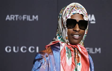 asap rocky gucci scarf|ap rocky babushka scarf.